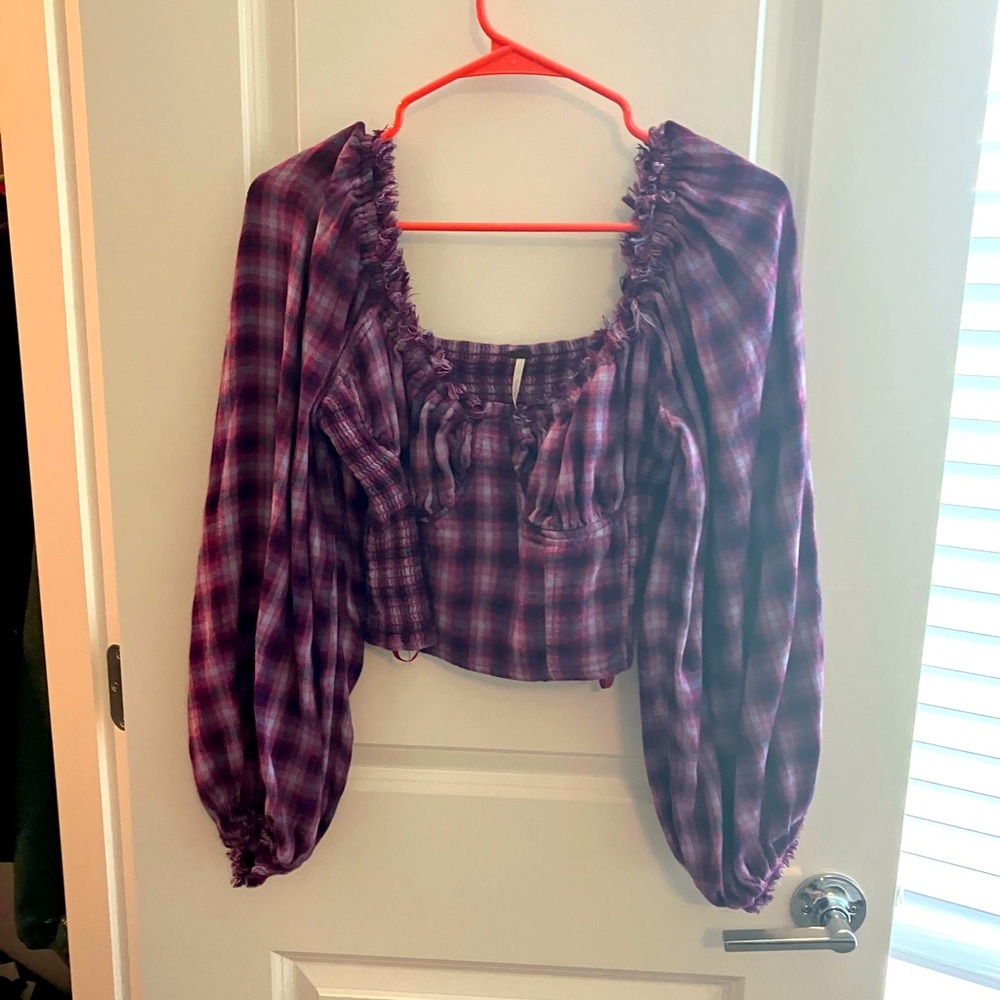 Free People purple blouse